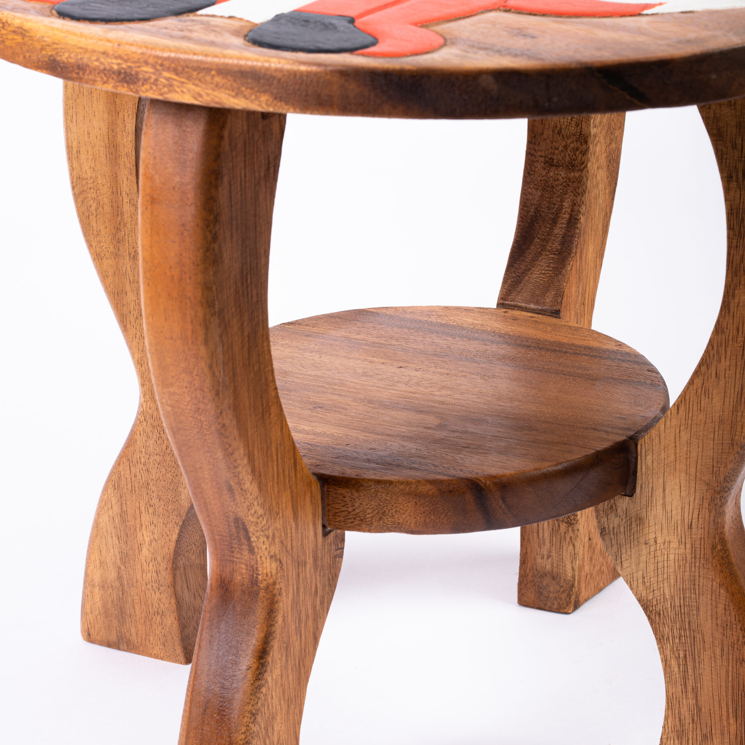 Mini table et tabourets en bois - Au son des grillons